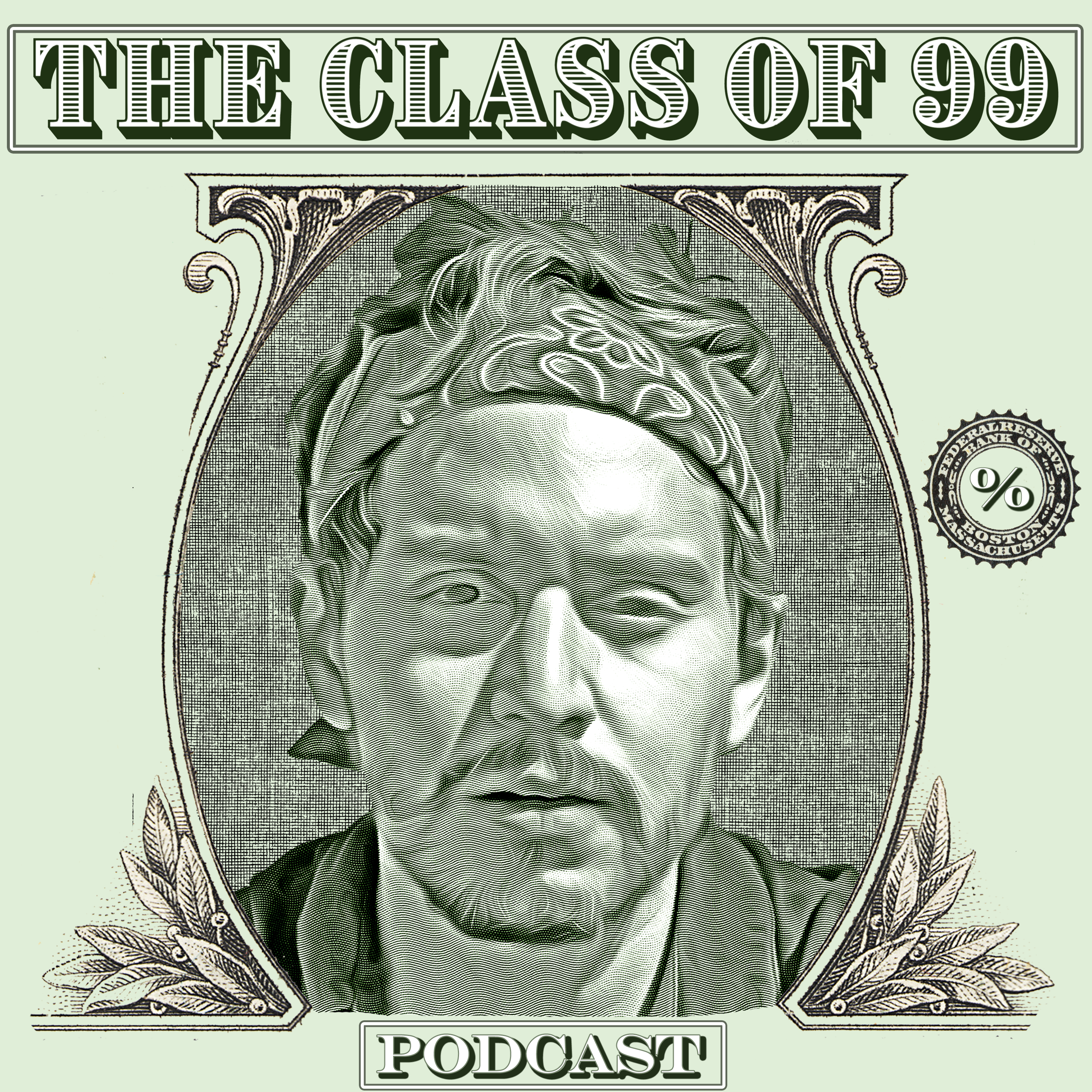 class of 99 podcast logo